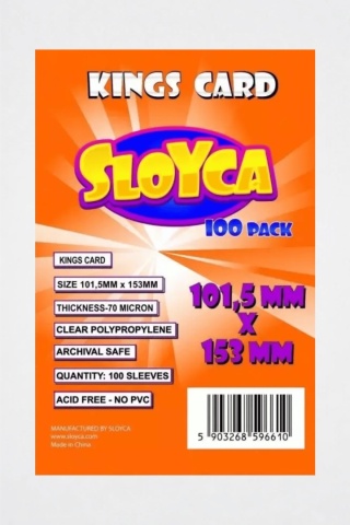 Koszulki do kart XXL 15x10 cm 100 szt. Sloyca