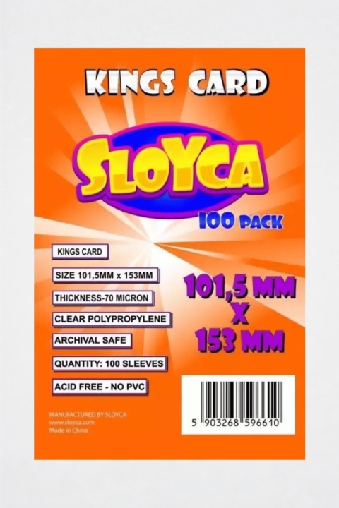 Koszulki do kart XXL 15x10 cm 100 szt. Sloyca