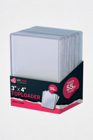 Toploadery 55PT 25 szt. 3"x4" Ultra Clear SCS
