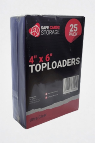 Toploadery na karty XXL 25 szt. 4"x6" Ultra Clear SCS