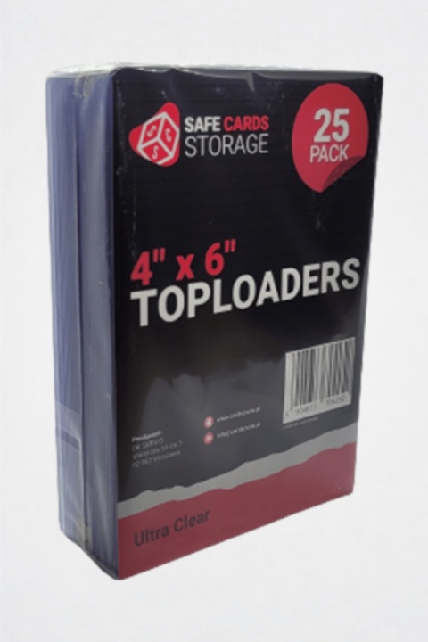 Toploadery na karty XXL 25 szt. 4"x6" Ultra Clear SCS