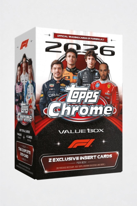 Value BOX F1 Topps Chrome 2026