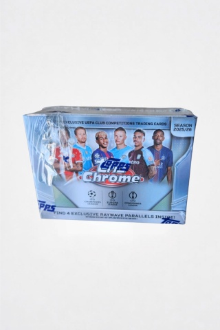 Value BOX Topps Chrome 2025/26 UCC Karty Piłkarskie