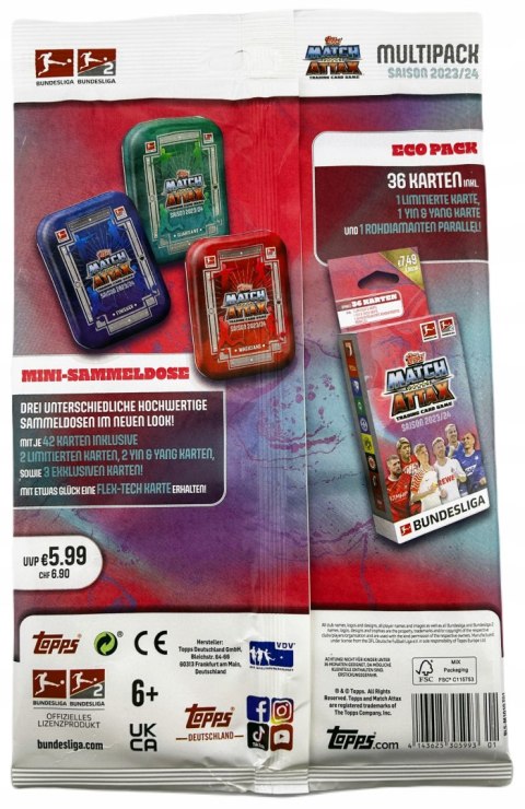 Multipack Bundesliga Match Attax 2024