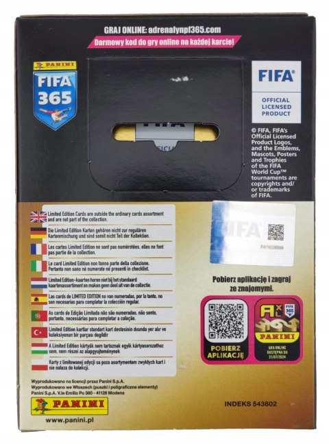 Puszka Mini FIFA 365 2024 Panini