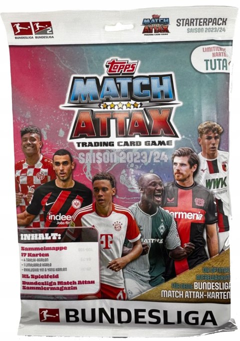 Album na Karty Piłkarskie Bundesliga Match Attax 2024 Zestaw Startowy