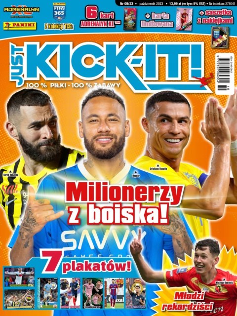 JUST KICK IT NR 8 PANINI MIESIĘCZNIK PIŁKA NOŻNA SASZETKI KARTY NAKLEJKI JUST KICK IT NR 8 PANINI MIESIĘCZNIK PIŁKA NOŻNA SASZETKI KARTY NAKLEJKI