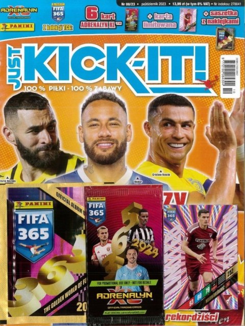 JUST KICK IT NR 8 PANINI MIESIĘCZNIK PIŁKA NOŻNA SASZETKI KARTY NAKLEJKI JUST KICK IT NR 8 PANINI MIESIĘCZNIK PIŁKA NOŻNA SASZETKI KARTY NAKLEJKI