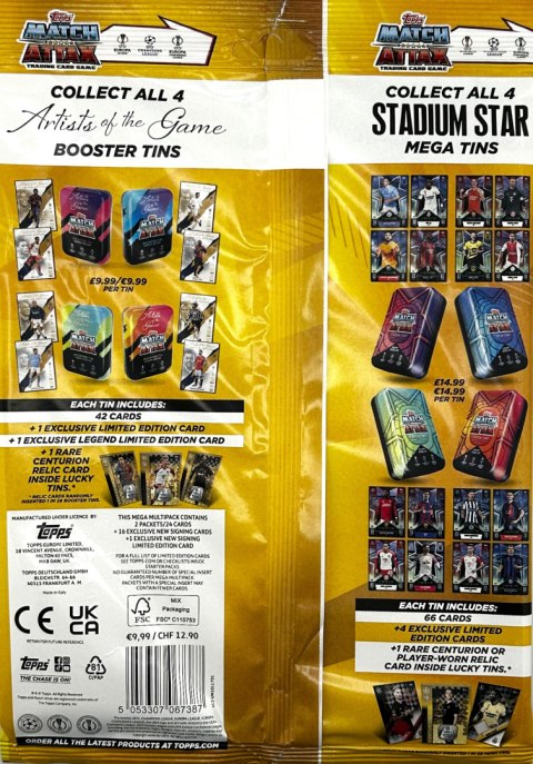 Multipack Mega 1 New Signings Match Attax 2024