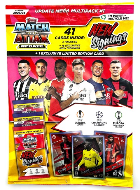 Multipack Mega 1 New Signings Match Attax 2024