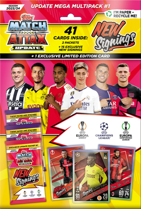 Multipack Mega 1 New Signings Match Attax 2024