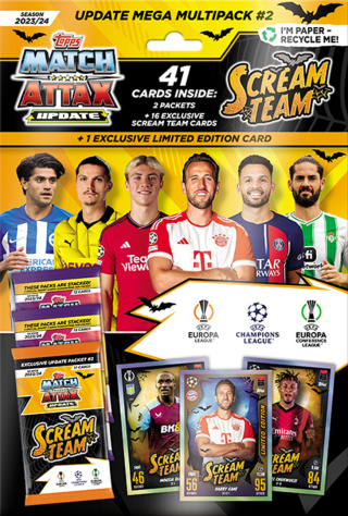 Multipack Mega 2 Scream Team Match Attax 2024