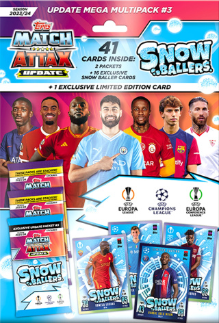 Multipack Mega 3 Snow Ballers Match Attax 2024