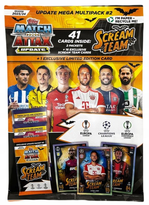 Multipack Mega 2 Scream Team Match Attax 2024