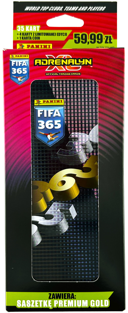 Puszka Premium Gold FIFA 365 2024 Panini Fiolet