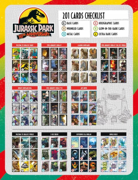 Saszetka Karty Jurassic Park Panini