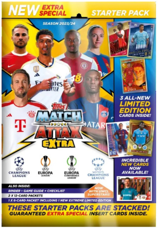 Album na Karty Piłkarskie Match Attax Extra 2024 Zestaw Startowy