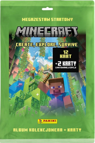 Album na Karty Minecraft Zestaw Startowy Panini