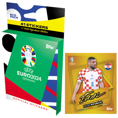 Blister Eco Pack Naklejki EURO 2024