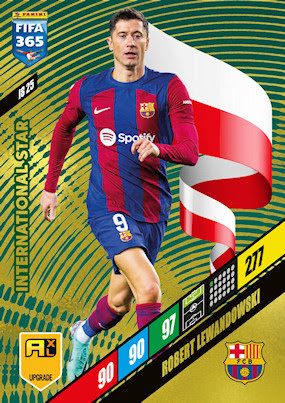 Blister International Stars FIFA 365 2024 Upgrade Karty Piłkarskie