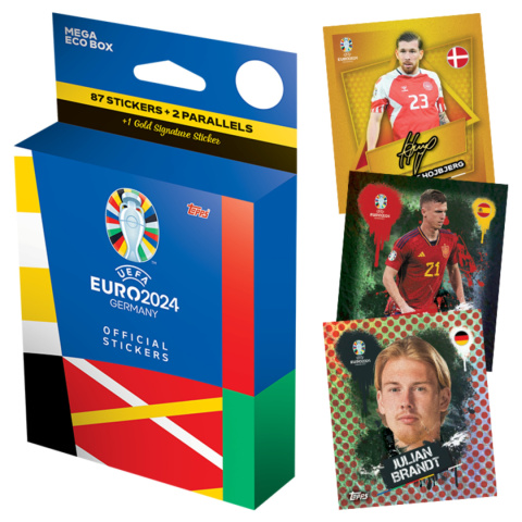 Blister MEGA BOX Naklejki EURO 2024