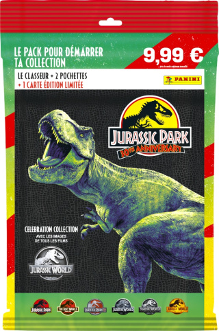 Album na Karty Jurassic Park Zestaw Startowy Panini