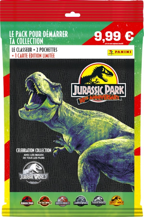 Album na Karty Jurassic Park Zestaw Startowy Panini