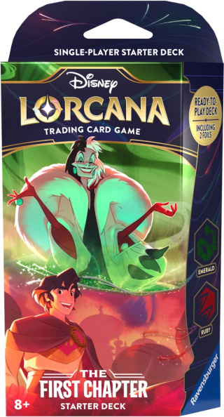 Lorcana Disney Starter Deck Emerald Ruby First Chapter