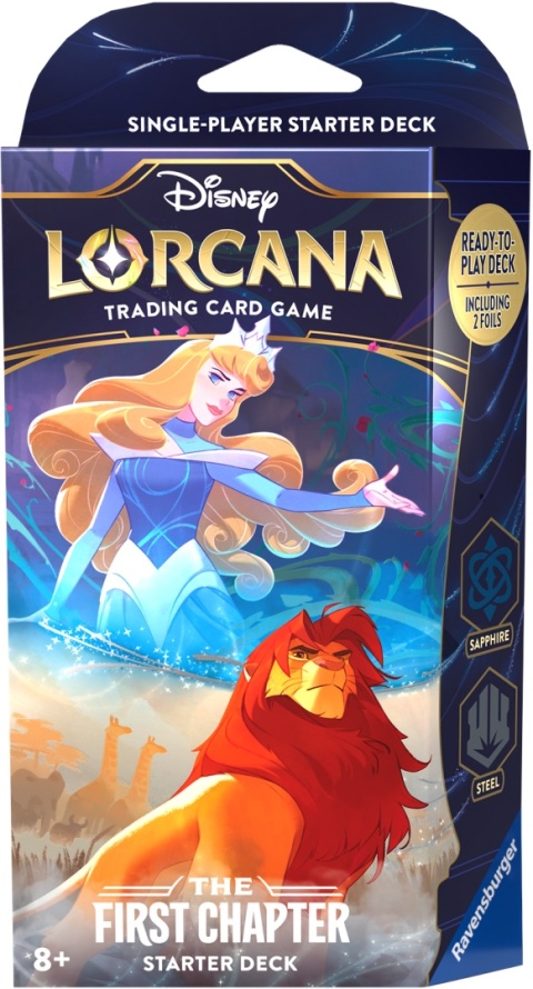 Lorcana Disney Starter Deck Sapphire Steel First Chapter