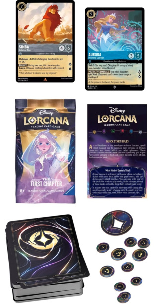 Lorcana Disney Starter Deck Sapphire Steel First Chapter