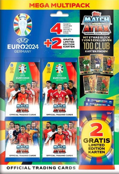 Multipack 100 Club EURO 2024 Match Attax