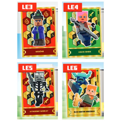 Multipack Karty Lego Minecraft Seria 1