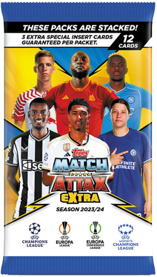 Saszetki 6 szt. Match Attax Extra 2024