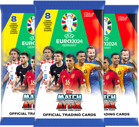 Saszetki 3 szt. Karty EURO 2024 Match Attax