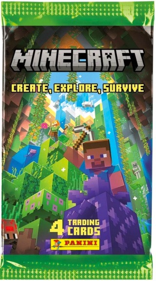 Saszetka Karty Minecraft Panini