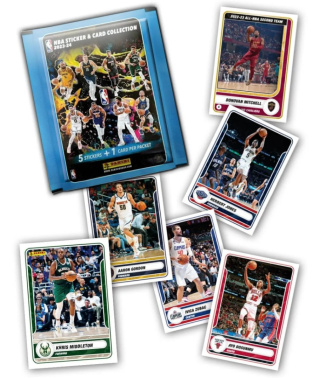 Saszetka Naklejki i Karty NBA 2024 Panini