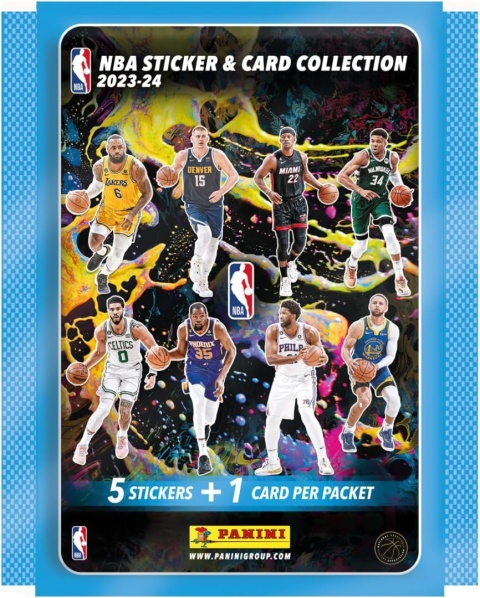 Saszetka Naklejki i Karty NBA 2024 Panini