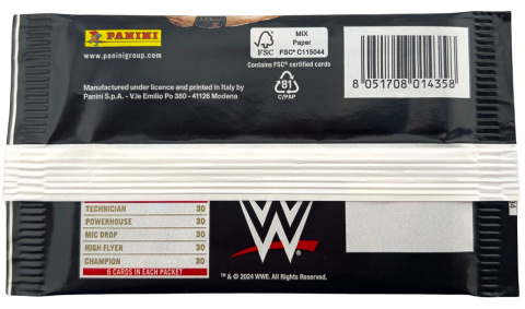 Saszetka z Kartami WWE 2024 Panini