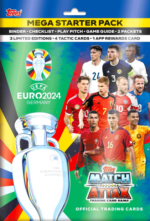 Album na Karty EURO 2024 Match Attax Zestaw Startowy