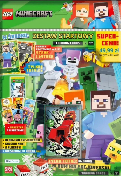 Album na Karty Lego Minecraft Zestaw Startowy