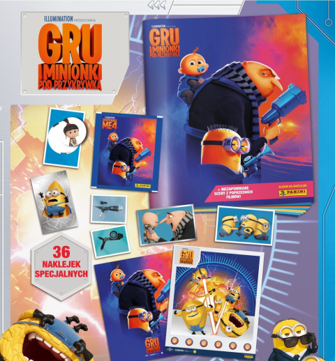 Album na Naklejki Minionki Gru Panini