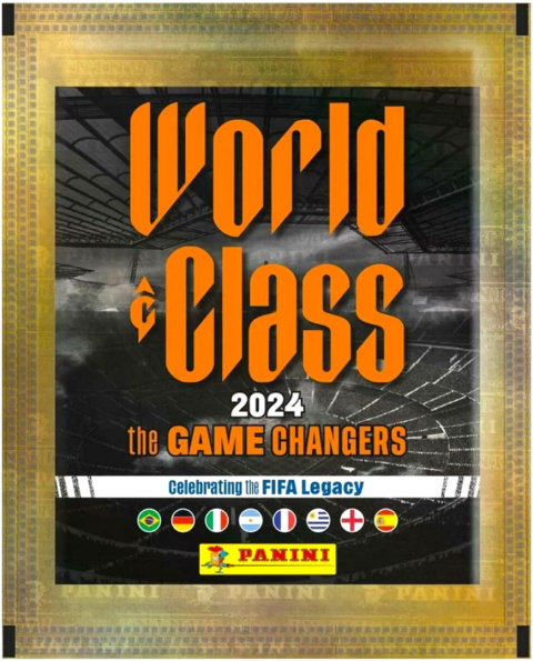 BOX Saszetki 36 szt. Naklejki World Class 2024 Panini