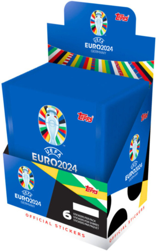 BOX Saszetki 50 szt. Naklejki EURO 2024