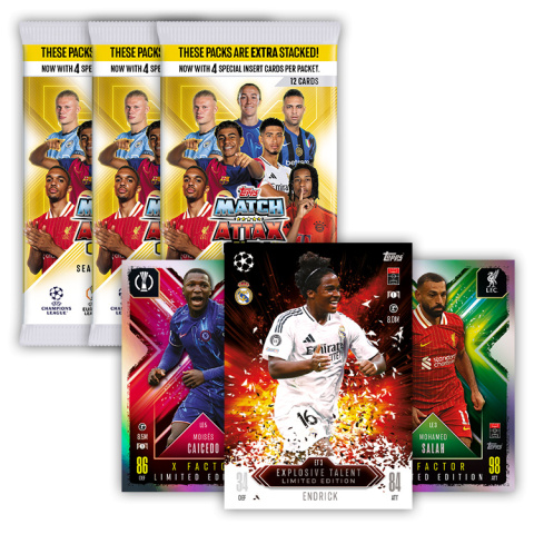 Blister Eco Pack Match Attax Extra 2025 Karty Piłkarskie