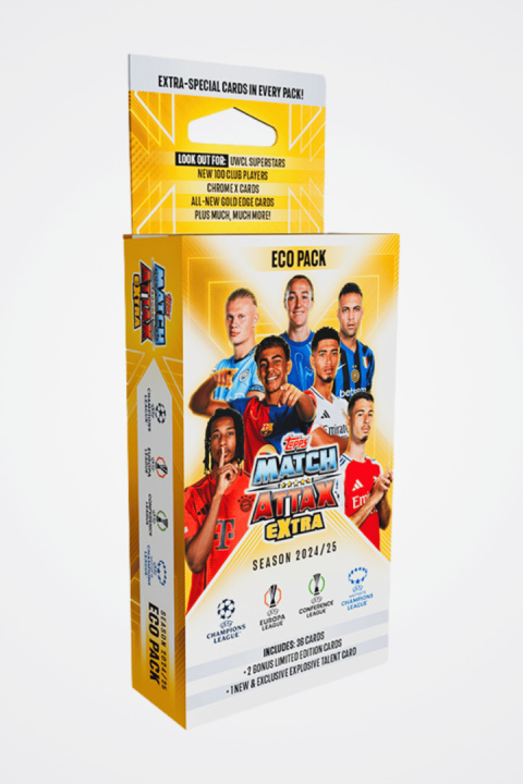 Blister Eco Pack Match Attax Extra 2025 Karty Piłkarskie