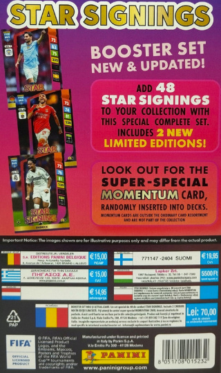 Blister Star Signings FIFA 365 2025 Panini Upgrade Edition Karty Piłkarskie