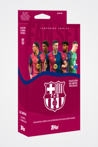 FC Barcelona Official Fan Set 2025 Topps Karty Piłkarskie