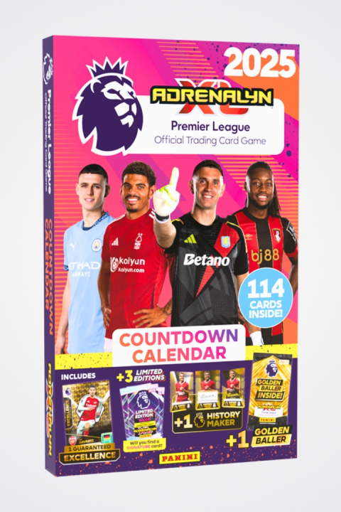 Kalendarz Adwentowy Premier League 2025 Panini Karty Piłkarskie