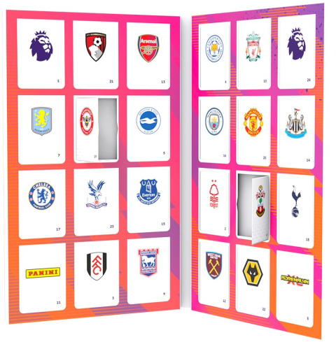 Kalendarz Adwentowy Premier League 2025 Panini Karty Piłkarskie