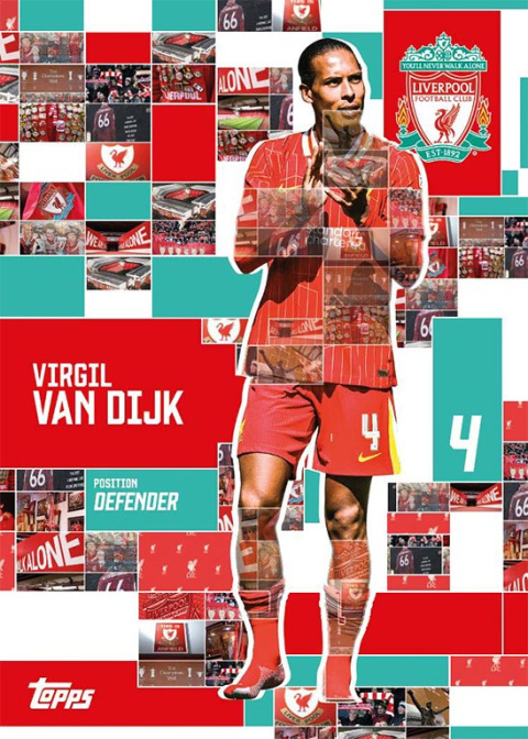 Liverpool FC Team Set 2024/25 Topps Karty Piłkarskie Liverpool FC Team Set 2024/25 Topps Karty Piłkarskie